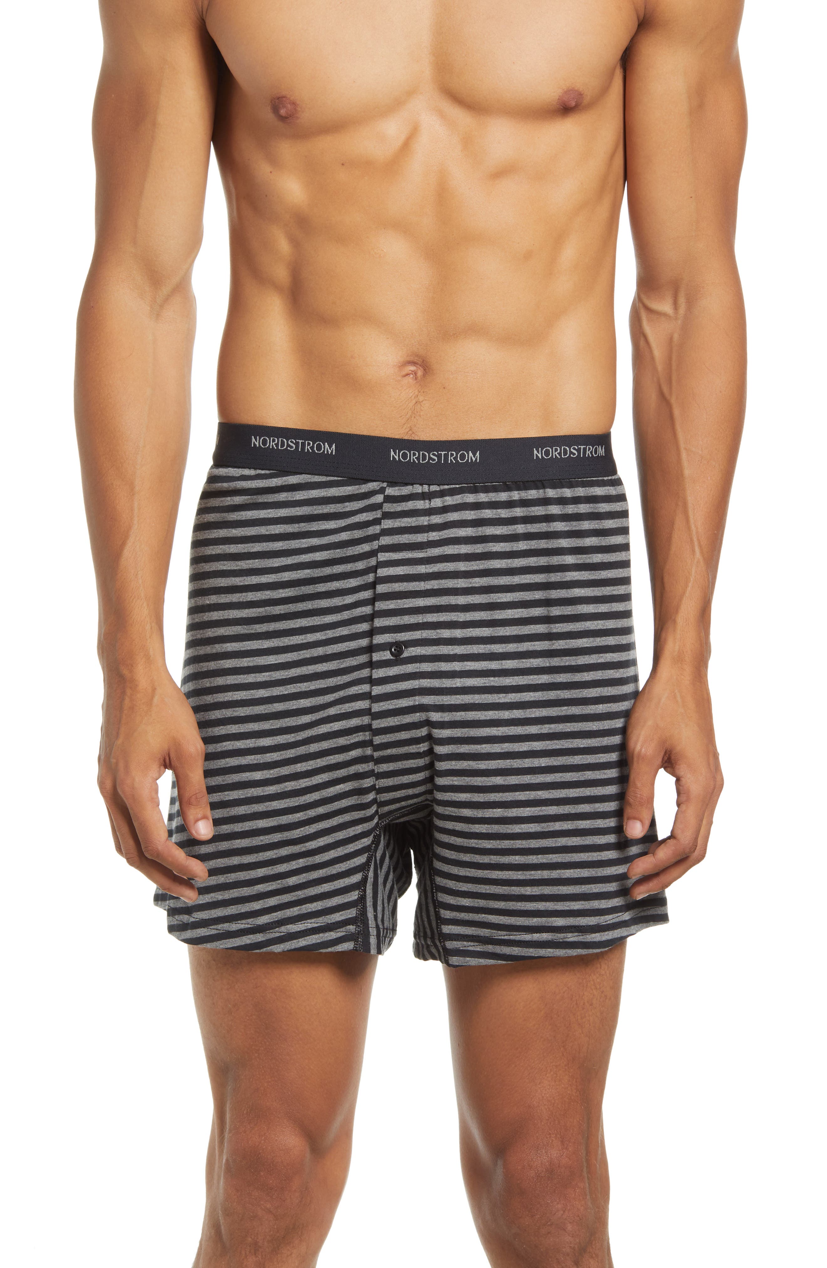 Plus Size Mens Boxer Shorts Underwear Home Underpants Elastic Waist Sleepwear